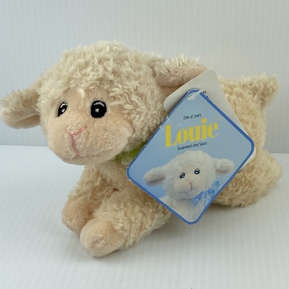 Vintage Sear Club Louie the Lamb Plush All Tags - Picture 1 of 9
